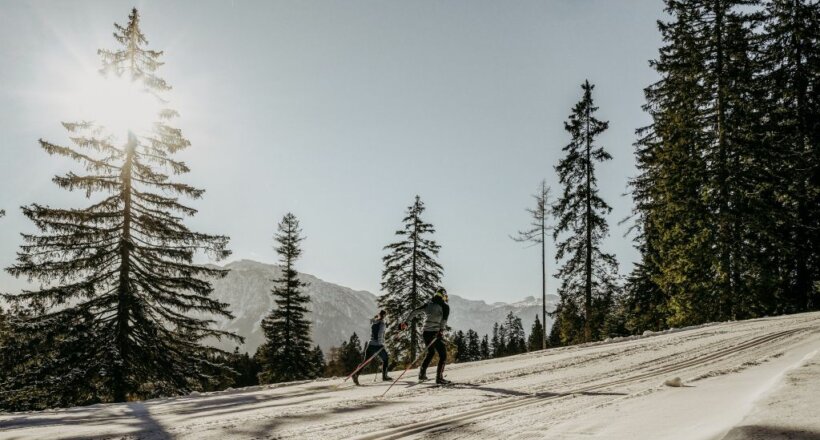 Langlaufen direkt ab dem Hotel Quelle: Vitalhotel Gosau